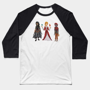 Rouge, Fighter, And Mage Baseball T-Shirt